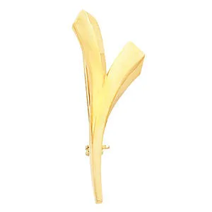 14k Yellow Gold Fashion Brooch
