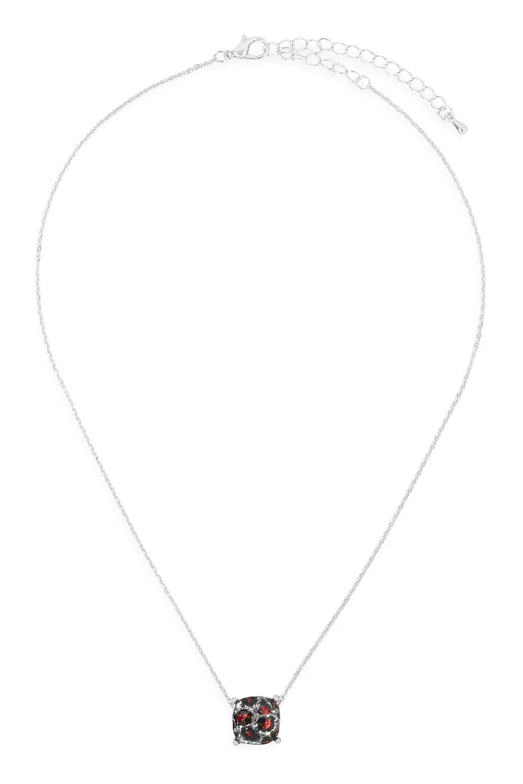 16355 - CUSHION GLITTER NECKLACE