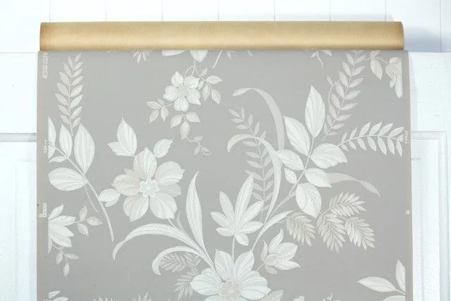 1940s Floral Vintage Wallpaper