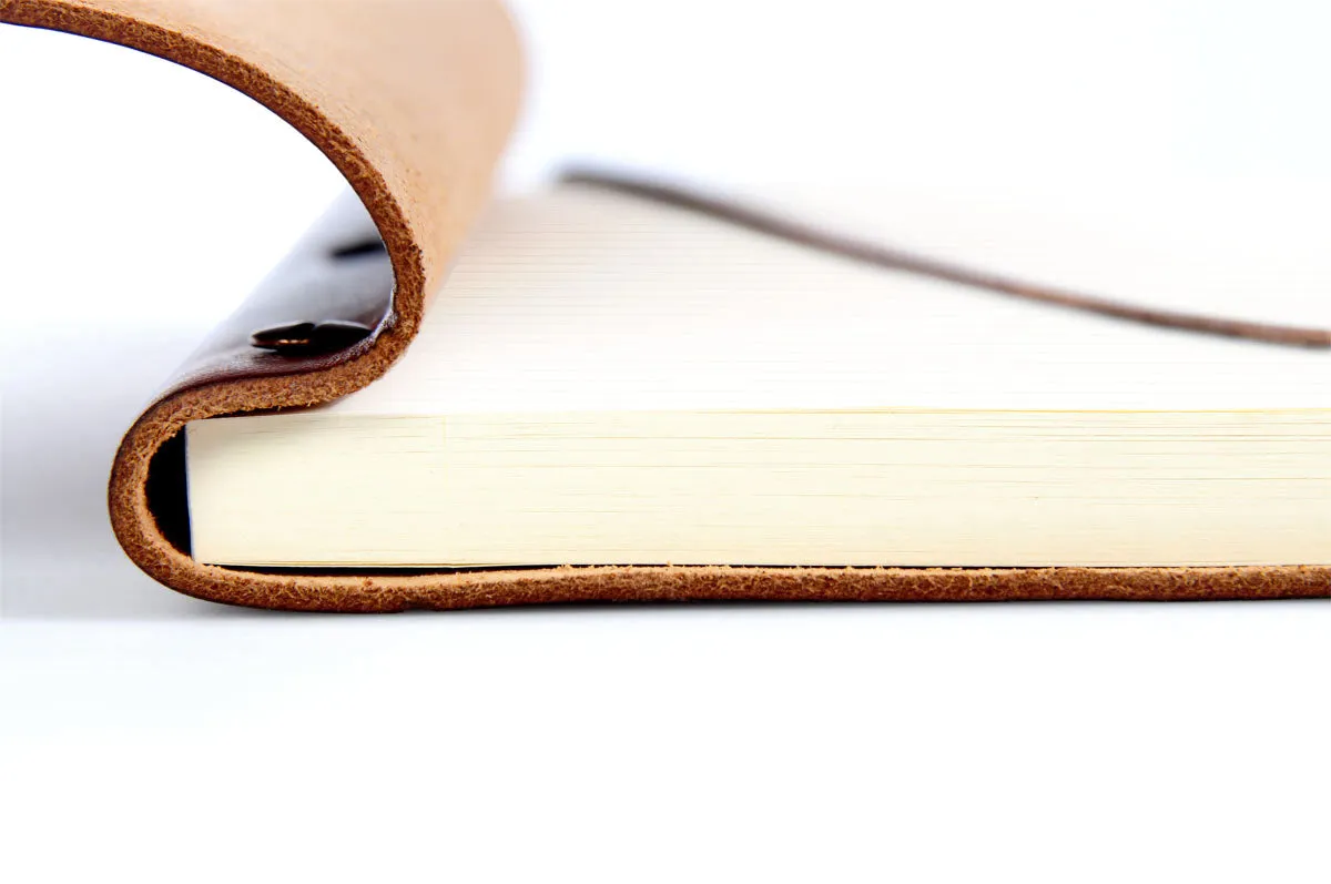 3-Screw Vachetta Leather Journal - Terra