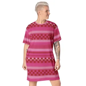 T-shirt Dress, Cherry Retro 70s