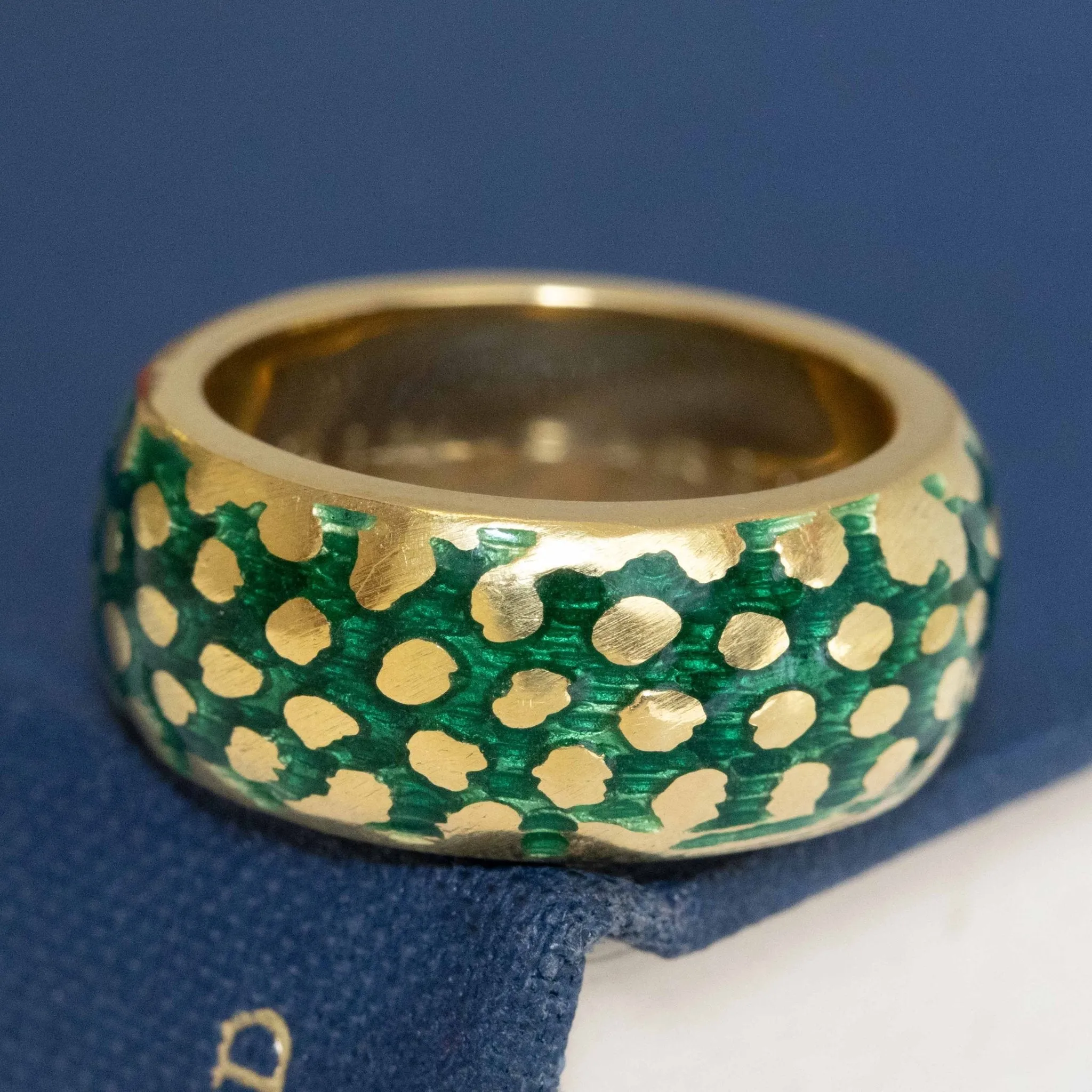 Vintage Enamel Band by Mauboussin